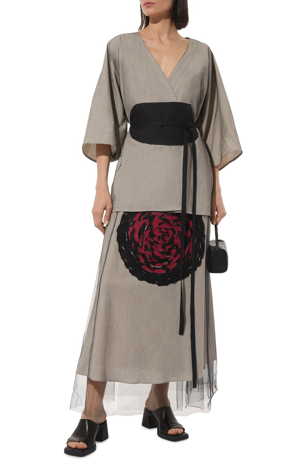 Юбка из хлопка и льна MIDGARD PARIS, арт. B41002, фото 2