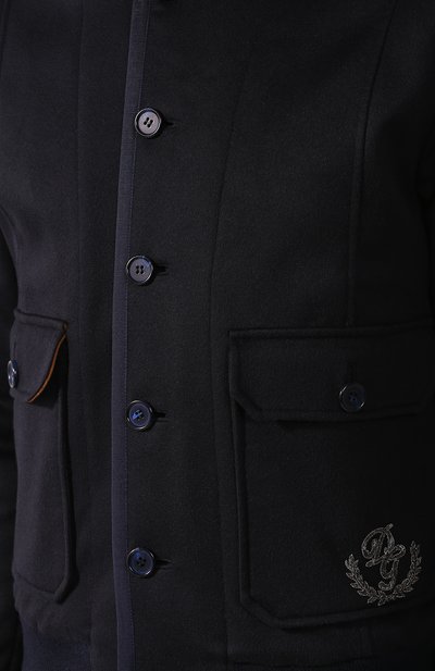 Кашемировый бомбер на пуговицах с воротником-стойкой DOLCE & GABBANA, арт. G9LK6Z/FU2AX/CYAC, фото 5