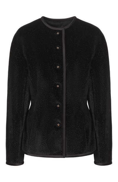 Женский жакет с отделкой стразами ELIE SAAB, арт. J0288NF26/VPA03