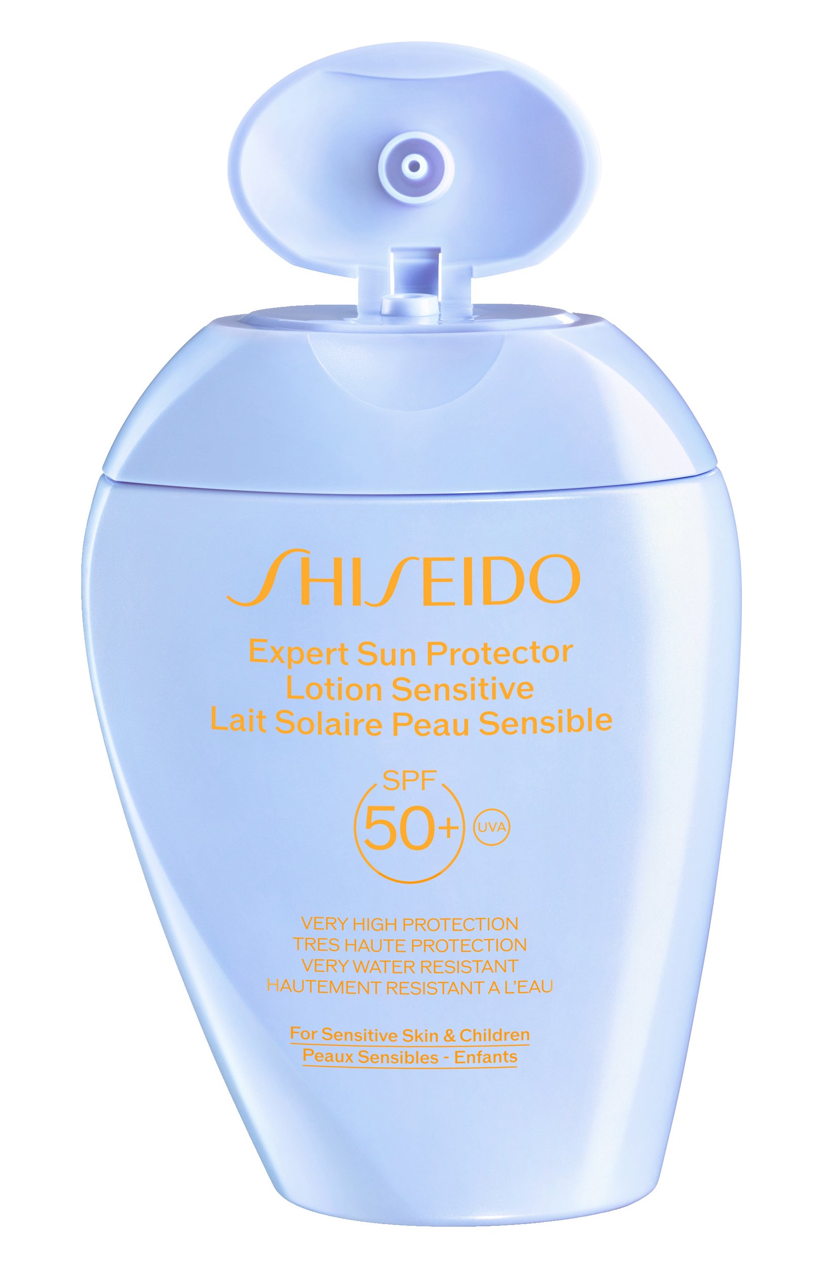 Солнцезащитный лосьон expert sun для чувствительной и детской кожи spf 50+ (150ml) SHISEIDO, арт. 21993SH, фото 2