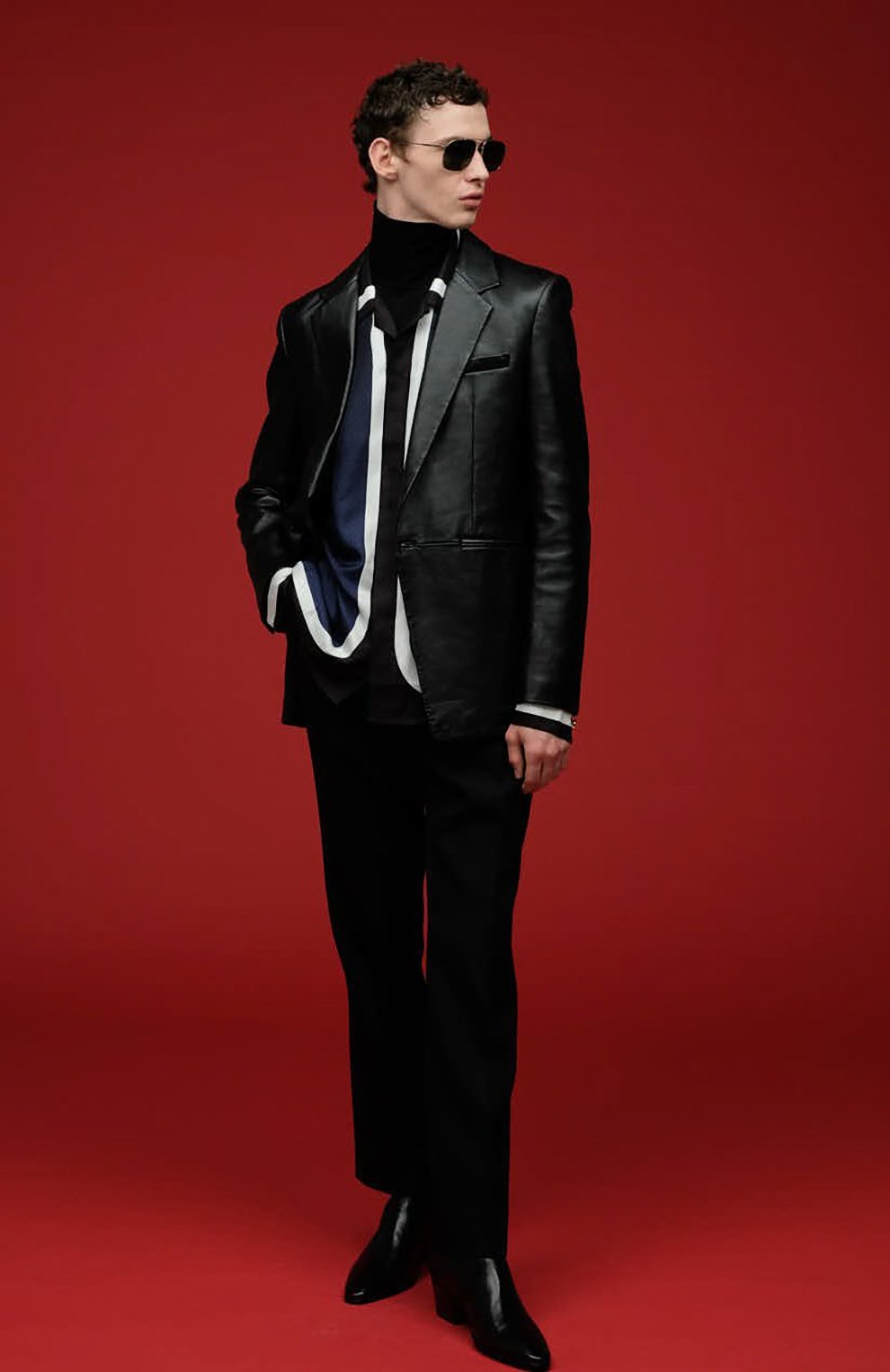 Кожаные казаки vassili SAINT LAURENT, арт. 667620/25N00, фото 6