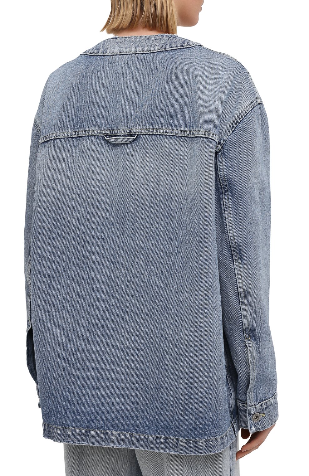 Джинсовый жакет MIU MIU, арт. GWG116-U8R-F0008, фото 4