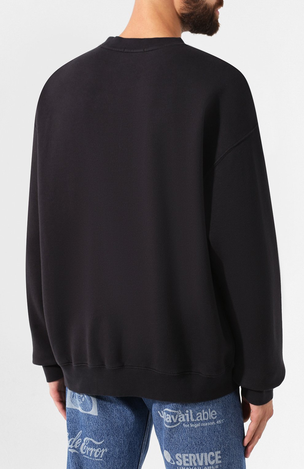 Хлопковый свитшот HERON PRESTON, арт. HMBA003F198080010488, фото 4