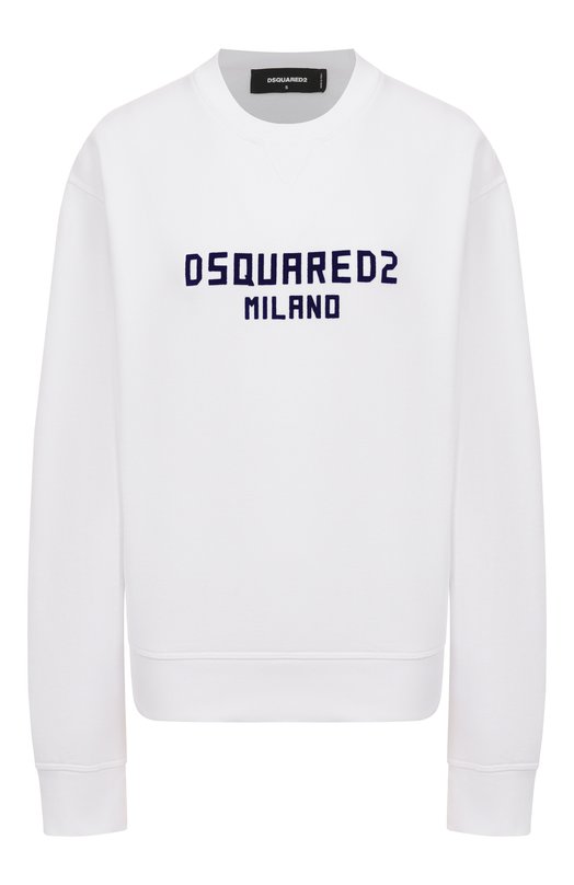 Хлопковый свитшот Dsquared2 S75GU0596/D25015 Белый S75GU0596/D25015