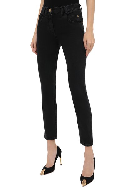 Джинсы BALMAIN темно-серого цвета по цене 106500 руб., арт. UF15515/D047, фото 4 Джинсы BALMAIN, арт. UF15515/D047, фото 4