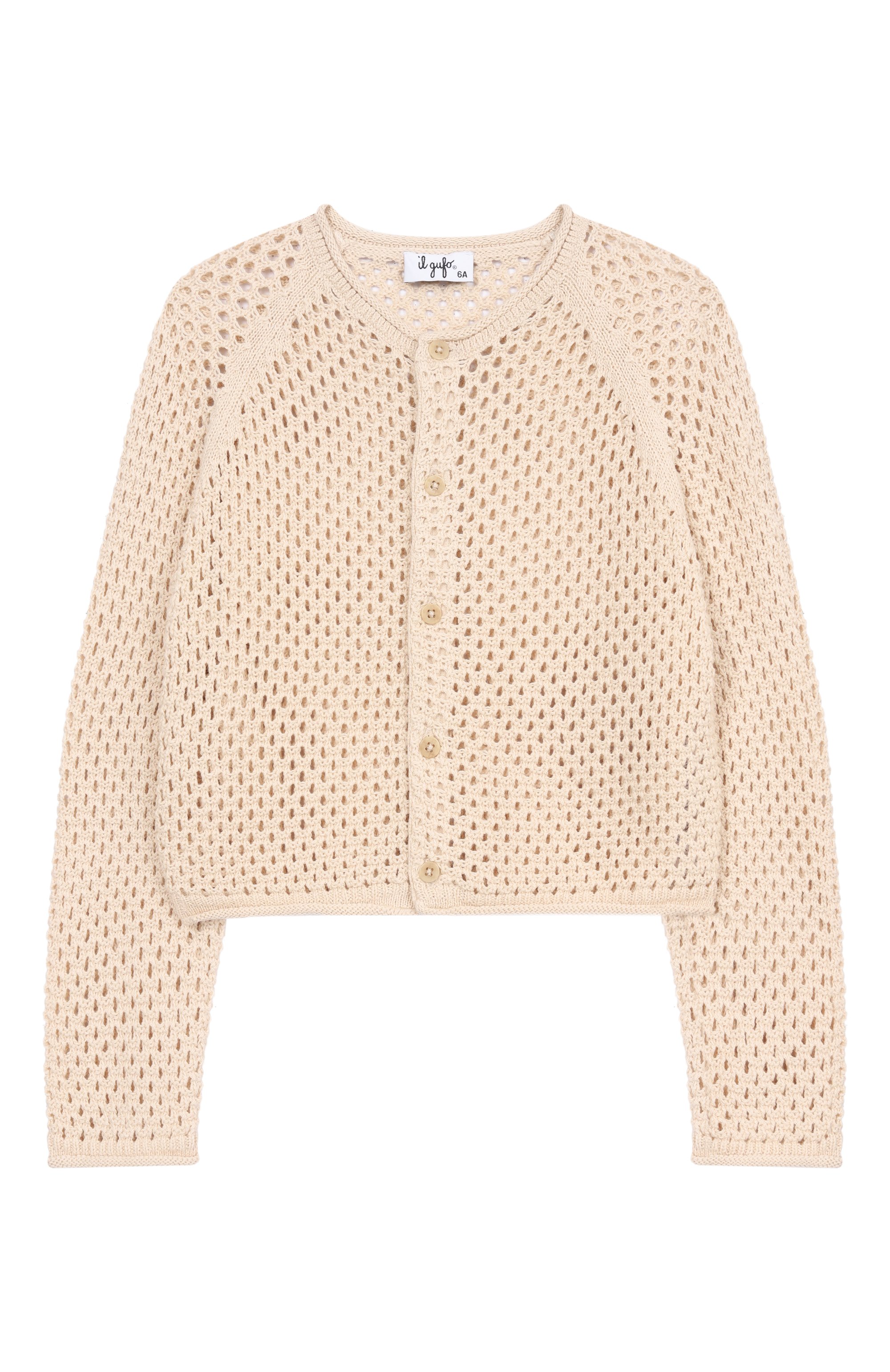 Хлопковый кардиган IL GUFO, арт. P25GF440EM109/5A-8A, фото 1