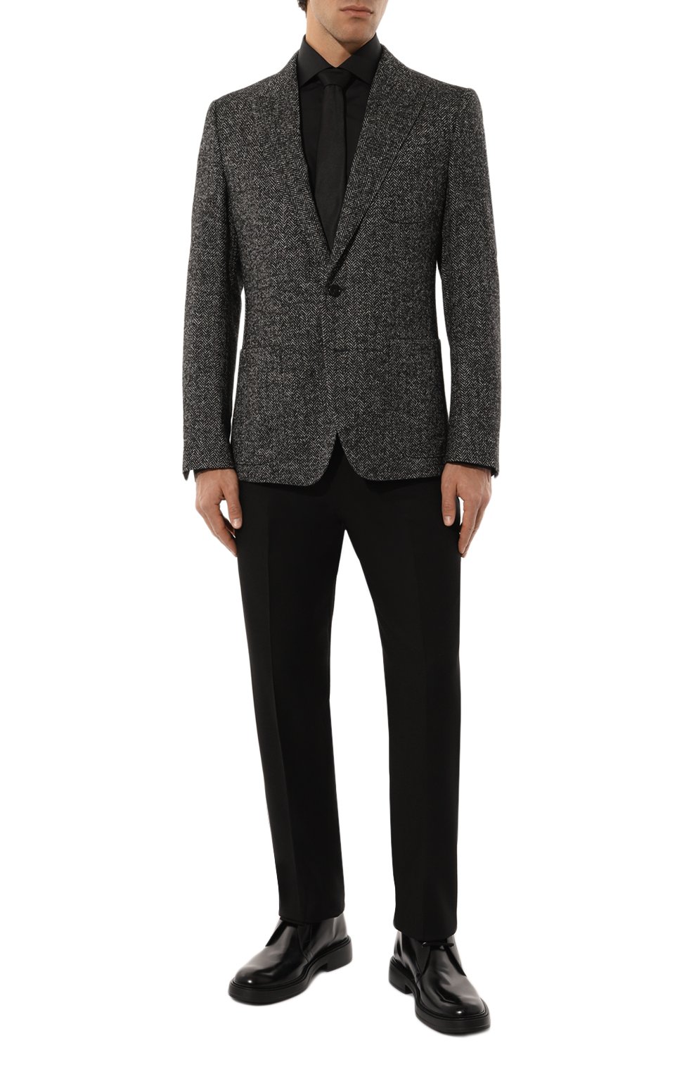 Шерстяной пиджак DOLCE & GABBANA, арт. G2TF4T/FCMDD, фото 2