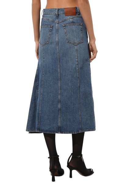 Джинсовая юбка ALEXANDER MCQUEEN, арт. 754828/QMACG, фото 4