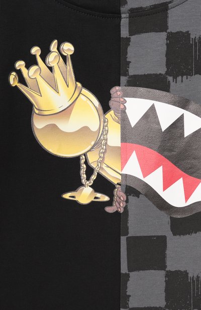 Хлопковая футболка SPRAYGROUND, арт. SPY1354_001, фото 3