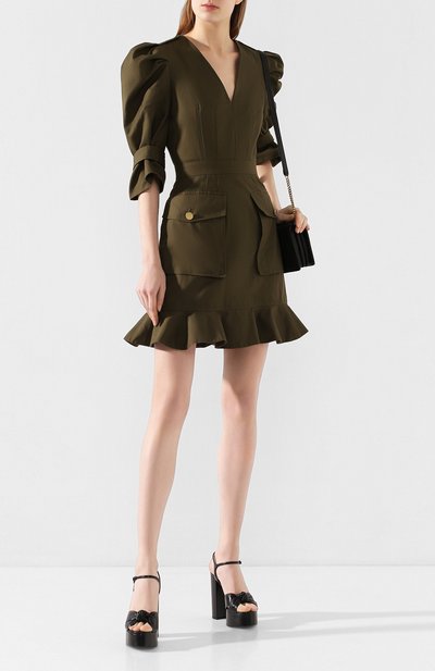 Хлопковое платье ALEXANDER MCQUEEN, арт. 605282/QFAAE, фото 2