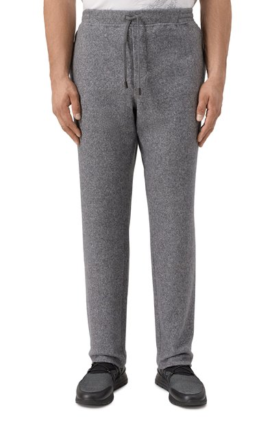 Брюки из хлопка и шерсти CAPOBIANCO серого цвета по цене 61400 руб., арт. 19M704.FS00./58, фото 3 Брюки из хлопка и шерсти CAPOBIANCO, арт. 19M704.FS00./58, фото 3