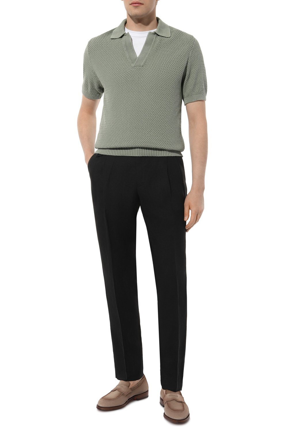 Замшевые пенни-лоферы hill SANTONI, арт. MCHG18750PC6SSG5E82, фото 2