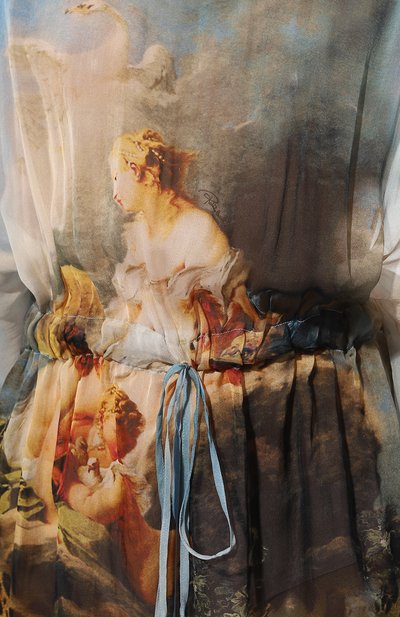 Шелковое платье ROBERTO CAVALLI, арт. RYT700/CTG38, фото 5