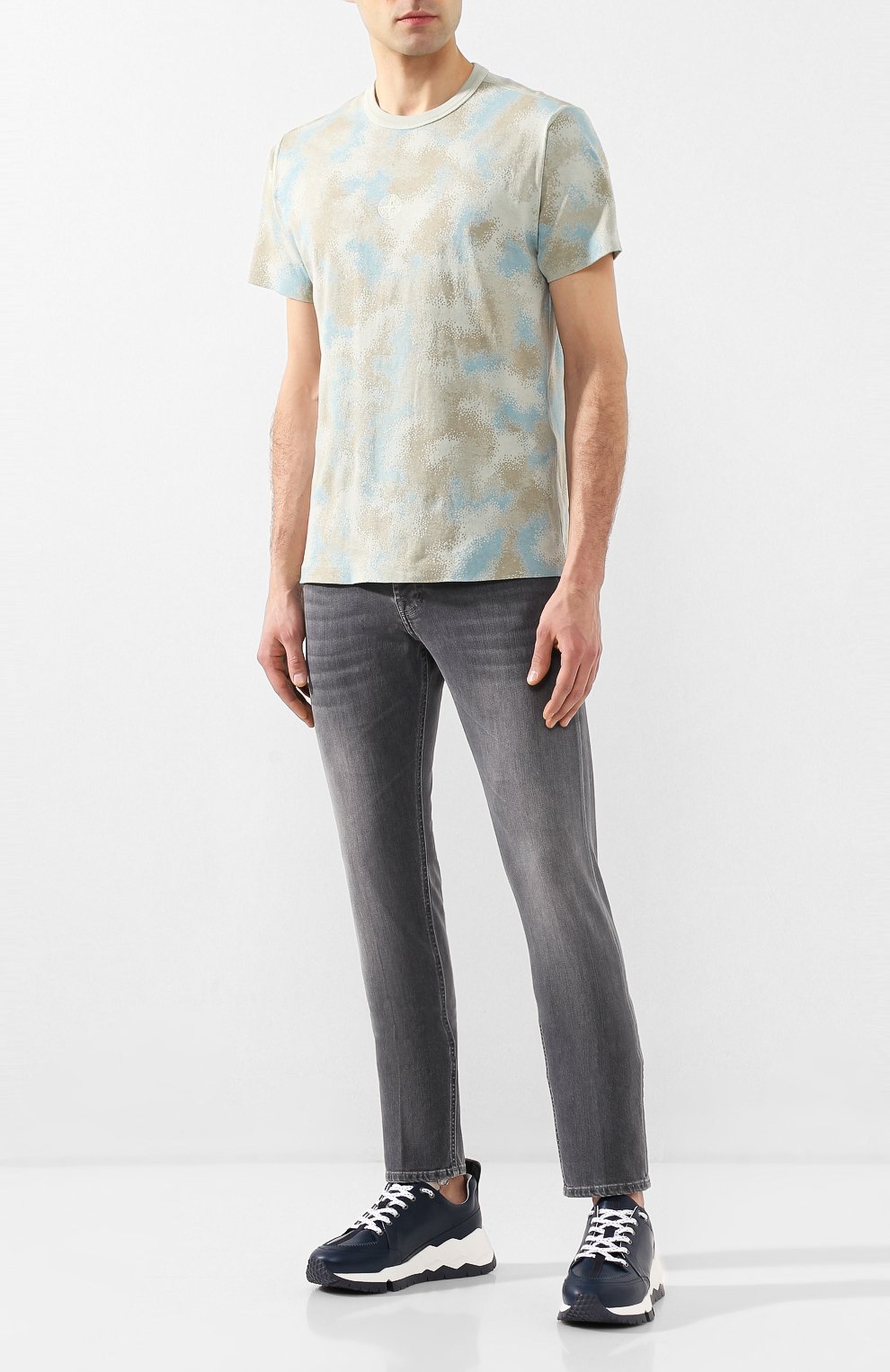 Хлопковая футболка STONE ISLAND, арт. 7215233E8, фото 2