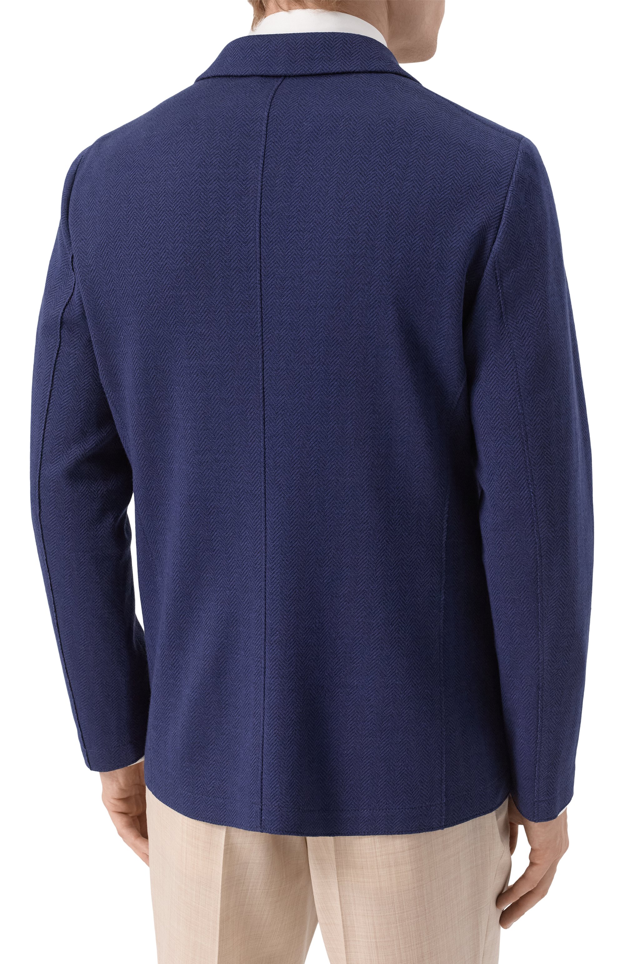 Пиджак из шерсти и шелка HARRIS WHARF LONDON, арт. C8P22PPN, фото 6