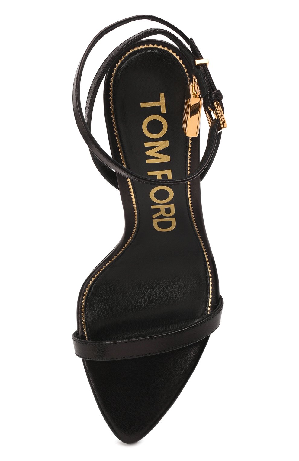 Кожаные босоножки padlock TOM FORD, арт. W2748T-LKD002, фото 6