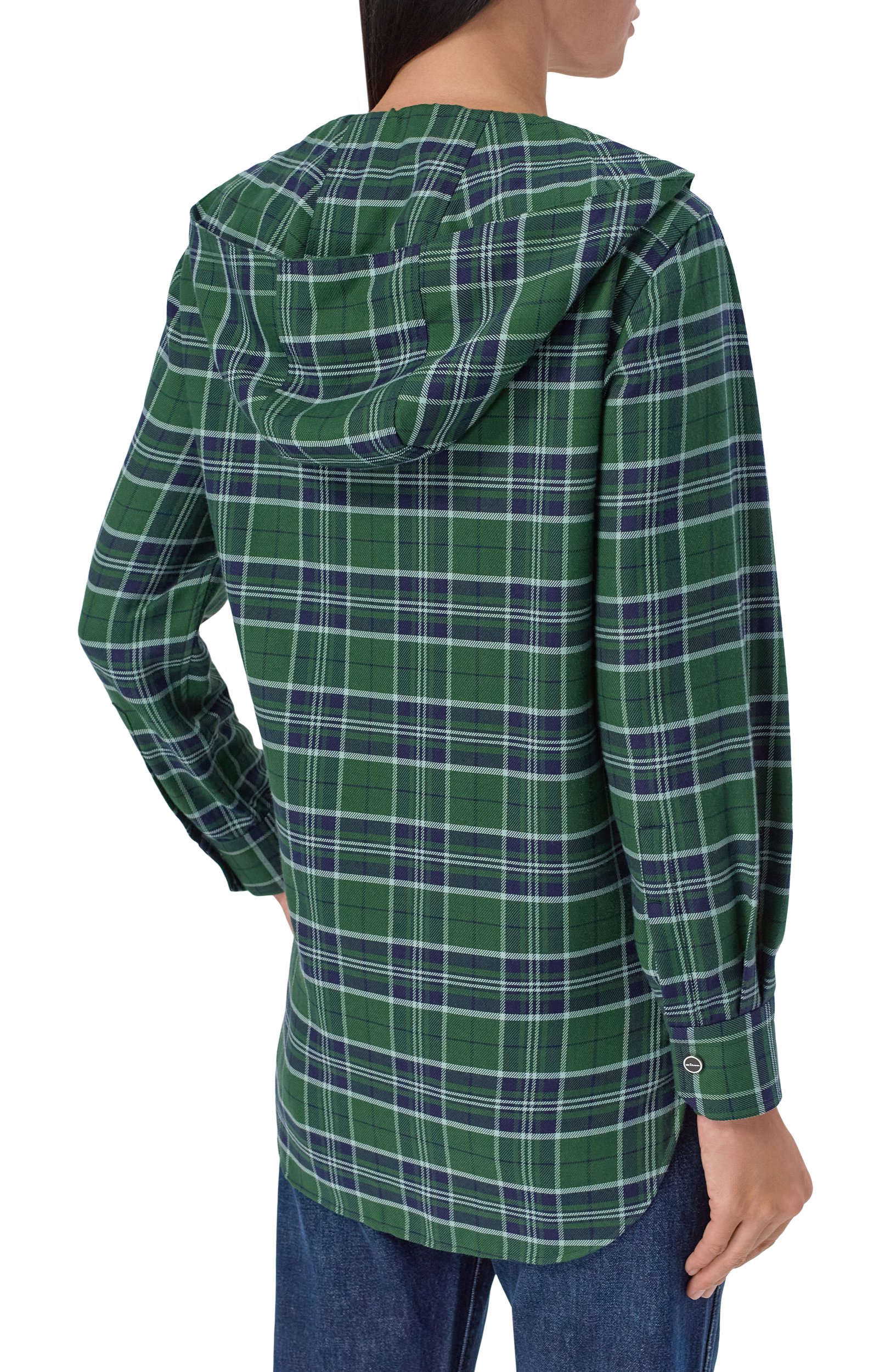 Рубашка из хлопка и кашемира KITON, арт. D54435H09420, фото 4