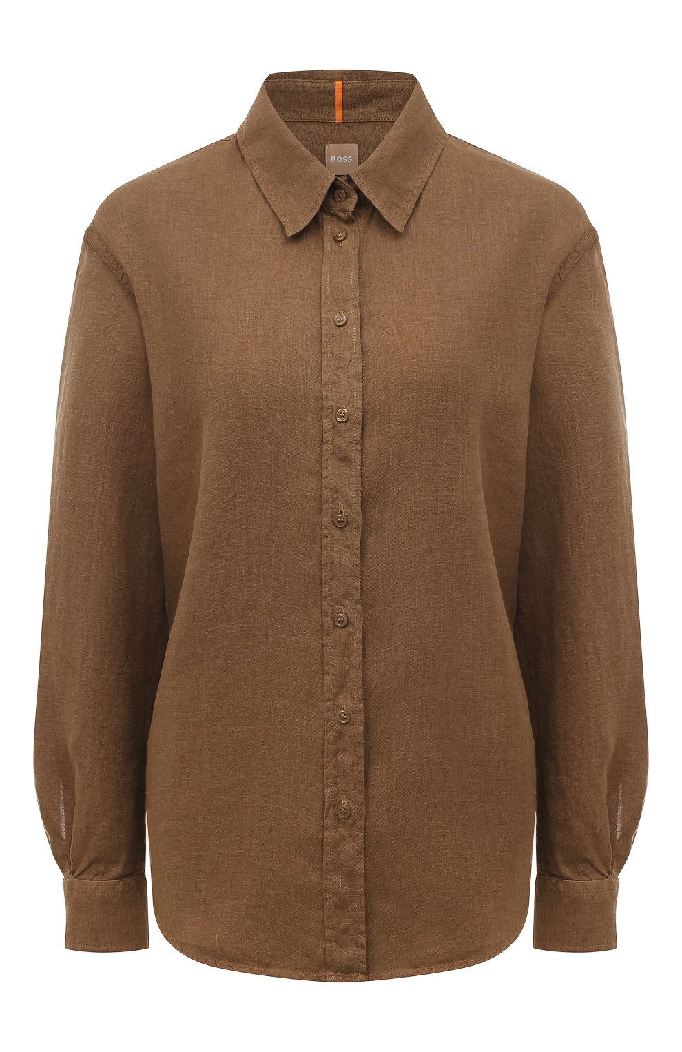 Льняная рубашка BOSS ORANGE, арт. 50489715, фото 1