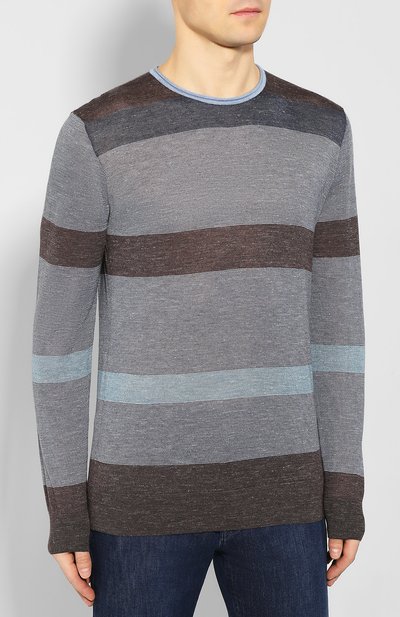 Джемпер из смеси шелка и кашемира GIORGIO ARMANI, арт. 3HSM34/SM20Z, фото 3