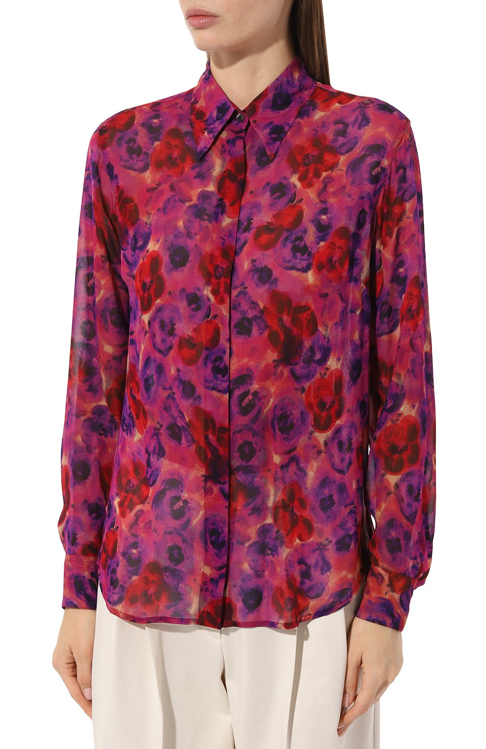 Рубашка из вискозы DRIES VAN NOTEN, арт. 231-010701-6139, фото 3