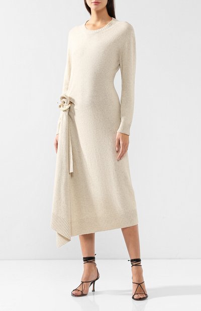 Шерстяное платье-миди CELINE, арт. 26BX2791C, фото 3