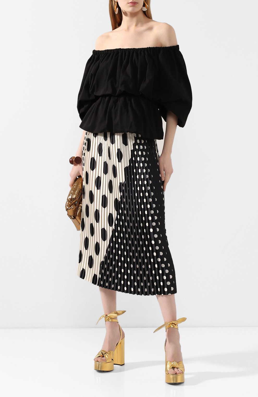 Хлопковый топ DRIES VAN NOTEN черного цвета по цене 48100 руб., арт. 201-11157-9621, фото 2 Хлопковый топ DRIES VAN NOTEN, арт. 201-11157-9621, фото 2