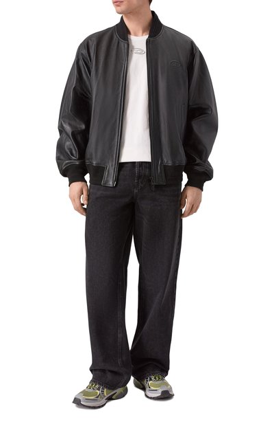 Кожаный бомбер DIESEL, арт. A20476/0PFAH, фото 2