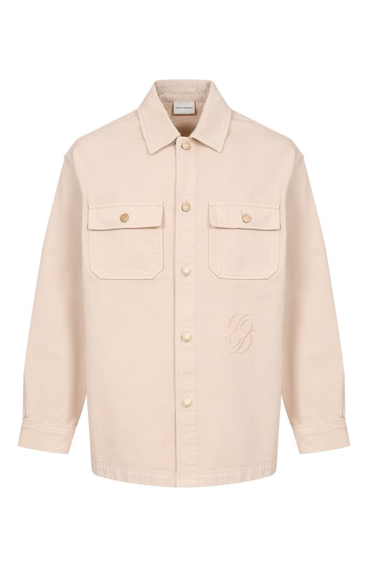 Джинсовая рубашка Drole De Monsieur J-JT269-C0243-SD Бежевый J-JT269-C0243-SD