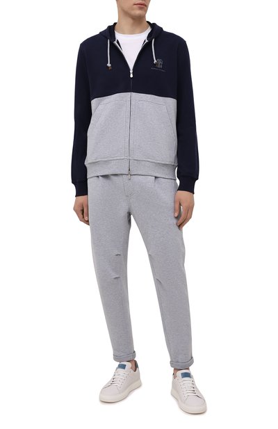 Хлопковая толстовка BRUNELLO CUCINELLI, арт. MTU149219G, фото 2