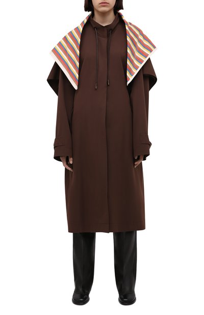 Хлопковый платок JIL SANDER, арт. JPPU590974-WU244710, фото 2