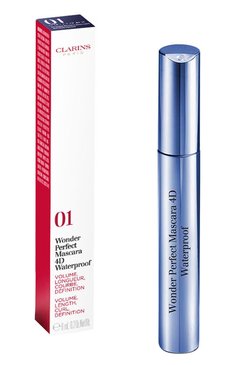 Водостойкая тушь для ресниц с эффектом 4d, оттенок 01 (8ml) CLARINS  цвета, арт. 80098509 | Фото 4 (Обьем косметики: 100ml)