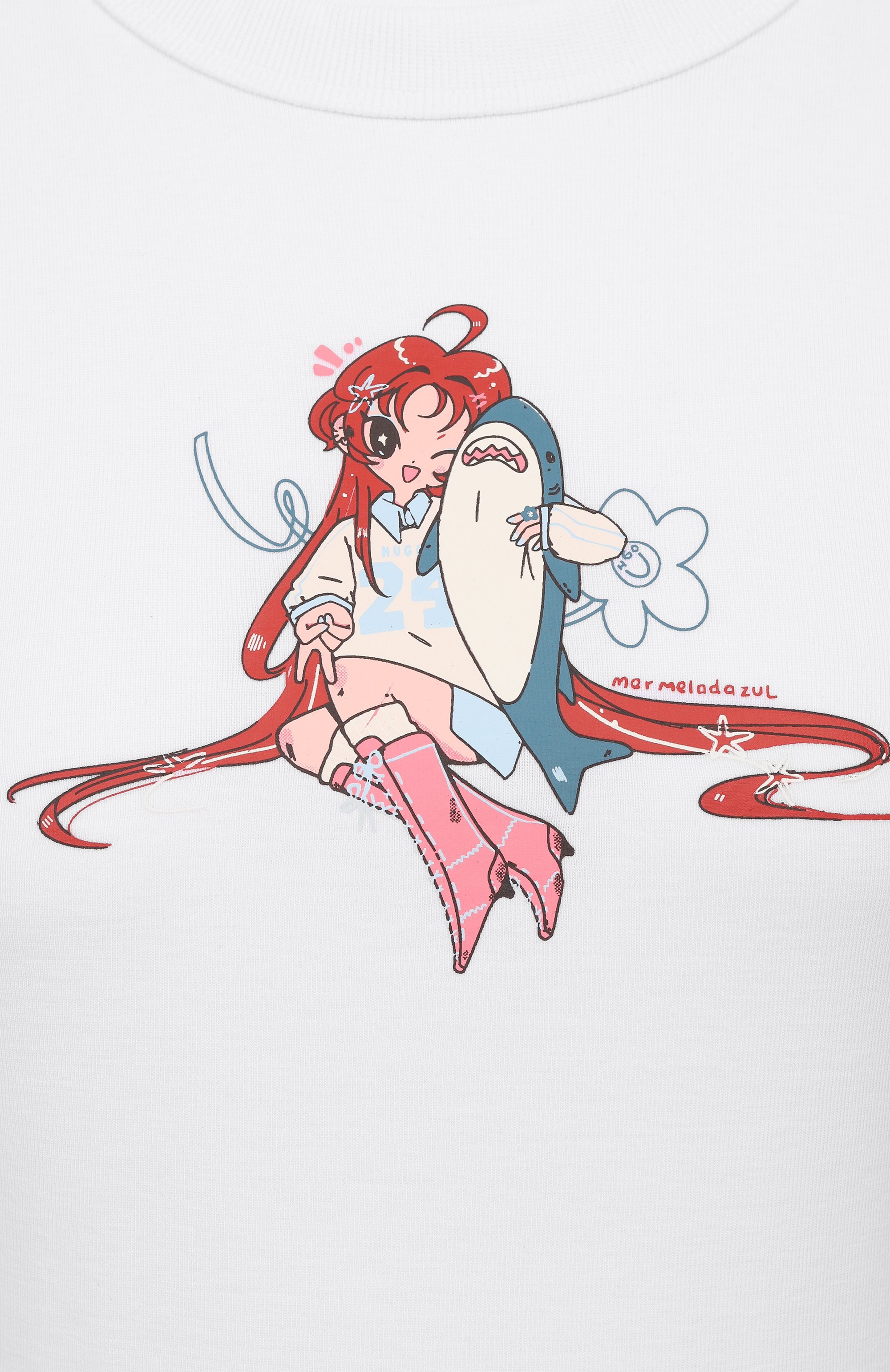 Хлопковая футболка HUGO BLUE, арт. 50545062, фото 6