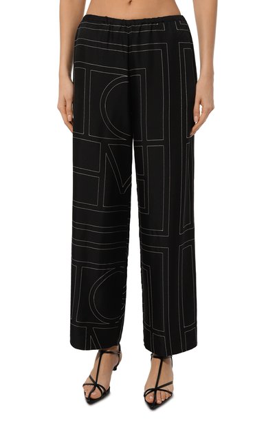 Шелковые брюки TOTEME, арт. 213-255-707, фото 3