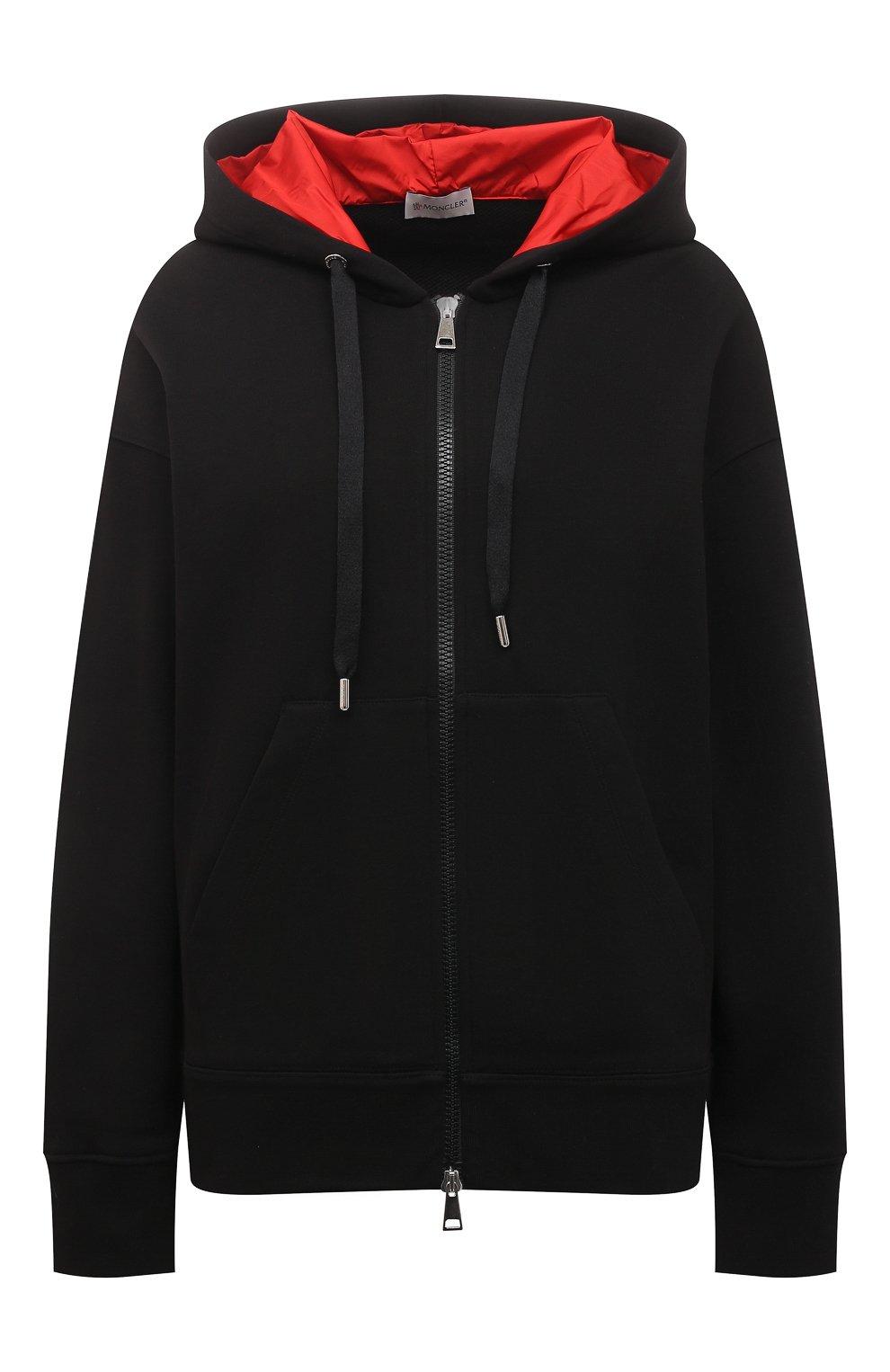 Хлопковый кардиган MONCLER черного цвета по цене 59950 руб., арт. H1-093-8G000-19-809LC, фото 1 Хлопковый кардиган MONCLER, арт. H1-093-8G000-19-809LC, фото 1