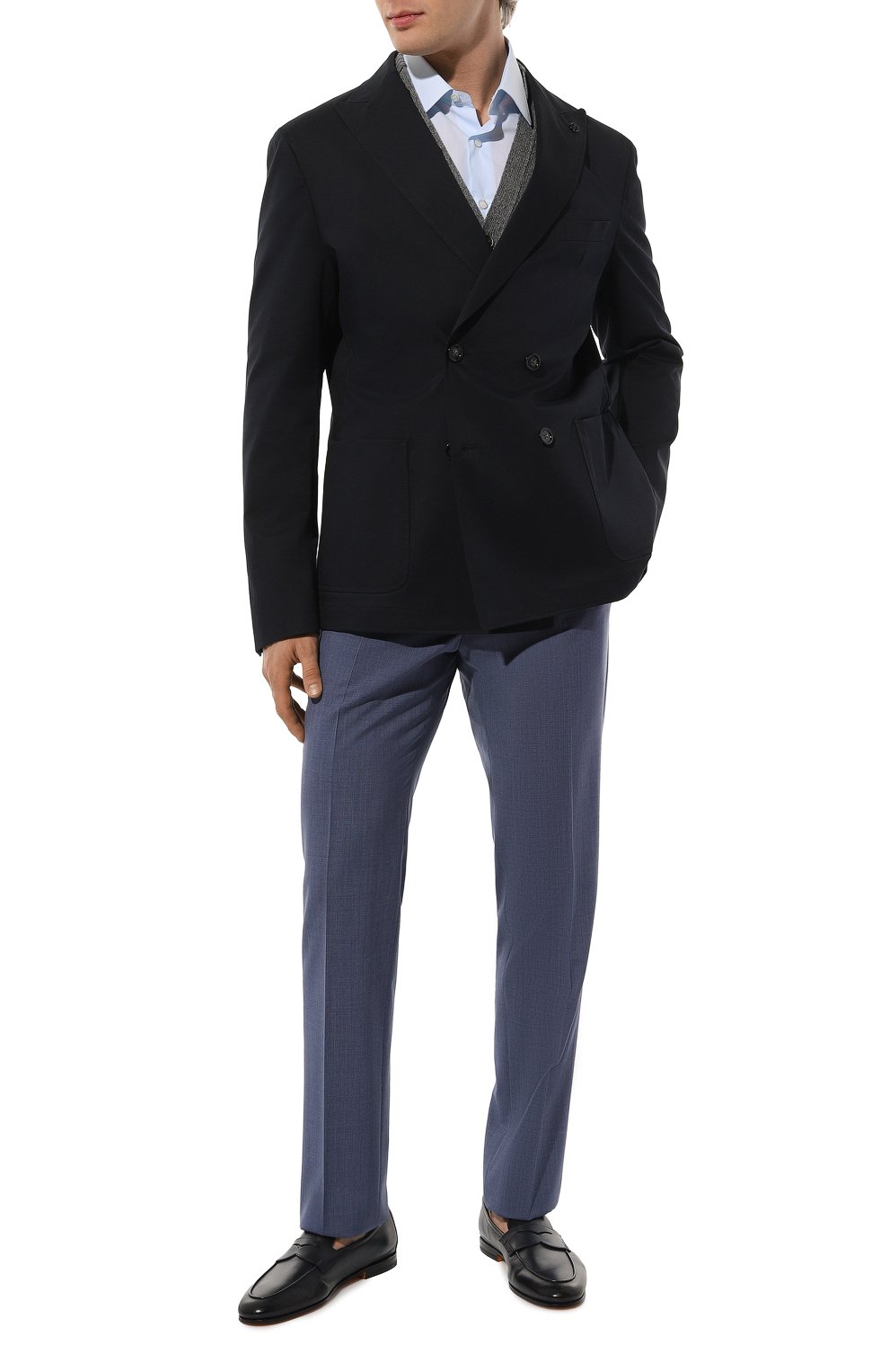 Шерстяные брюки CANALI, арт. 71019/AA05011, фото 2