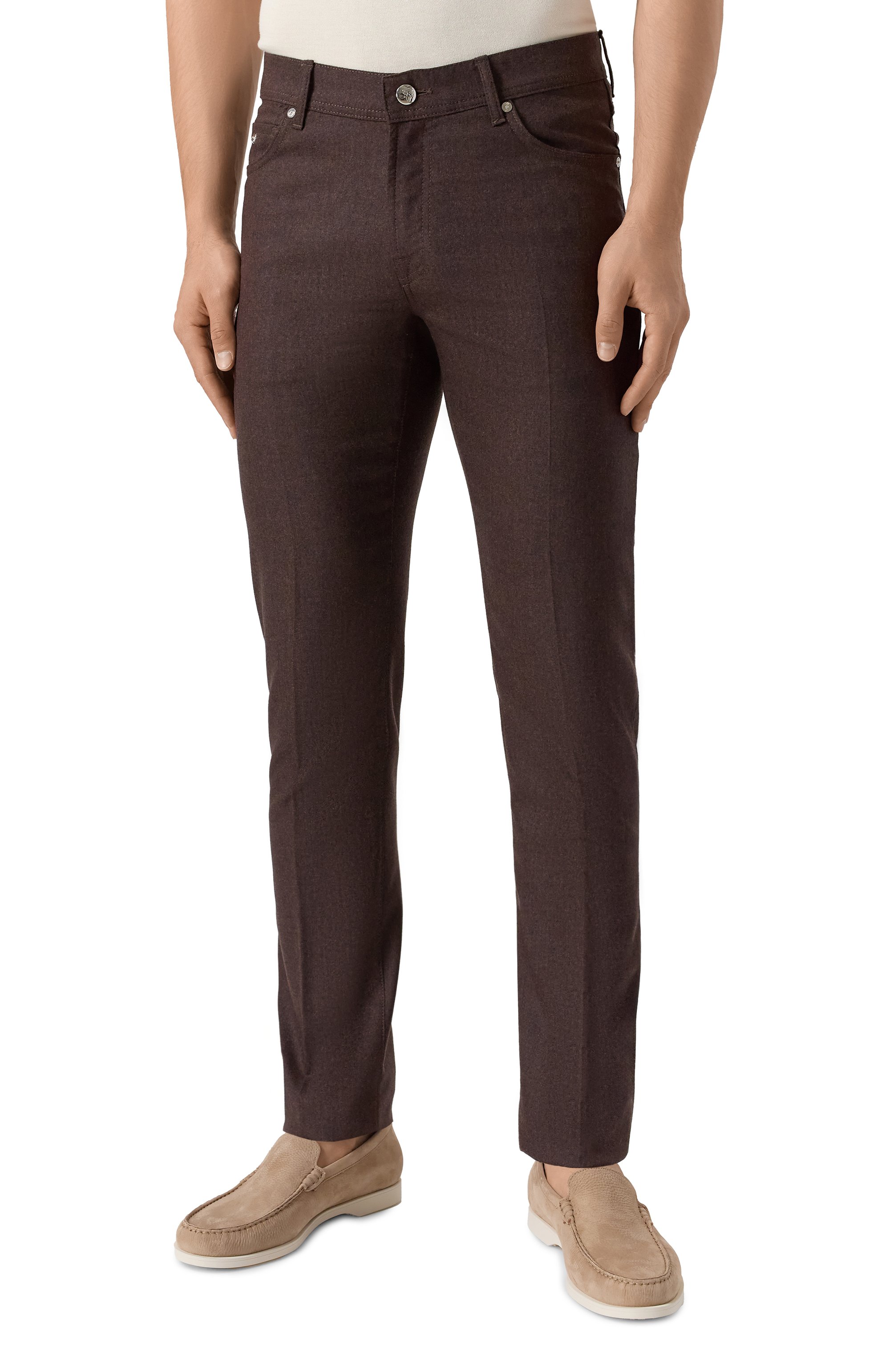 Брюки из шерсти и кашемира MARCO PESCAROLO, арт. NERAN0M/5229, фото 3