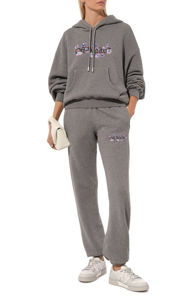 Кожаные кеды fendi match FENDI светло-серого цвета по цене 98550 руб., арт. 8E8453 A0MN, фото 2 Кожаные кеды fendi match FENDI, арт. 8E8453 A0MN, фото 2