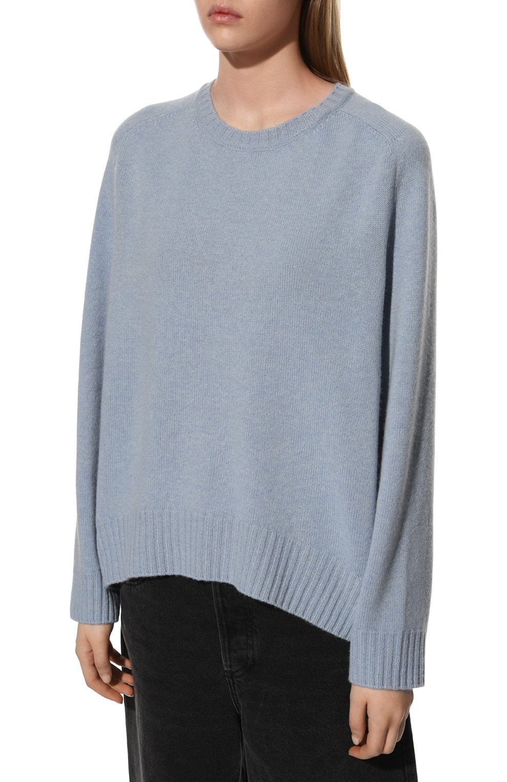 Кашемировый пуловер FREEAGE синего цвета по цене 60000 руб., арт. S23.JM056.3333.401, фото 3 Кашемировый пуловер FREEAGE, арт. S23.JM056.3333.401, фото 3