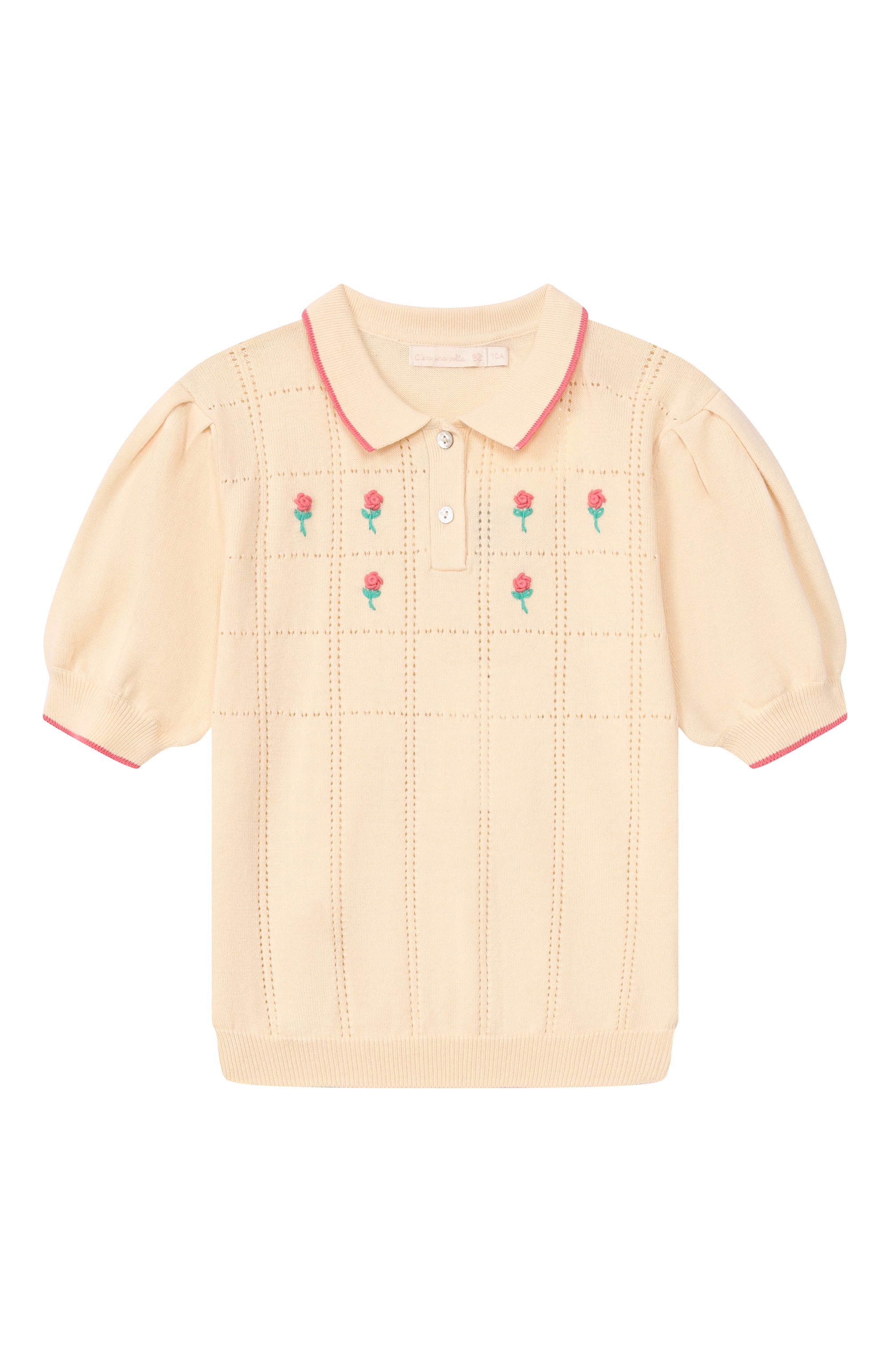 Хлопковое поло C`ERA UNA VOLTA желтого цвета по цене 17070 руб., арт. SS26KN07703, фото 1 Хлопковое поло C`ERA UNA VOLTA, арт. SS26KN07703, фото 1