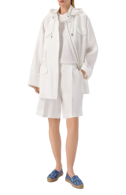 Текстильные эспадрильи Kiton D61811N01418 Синий  D61811N01418 Фото 3