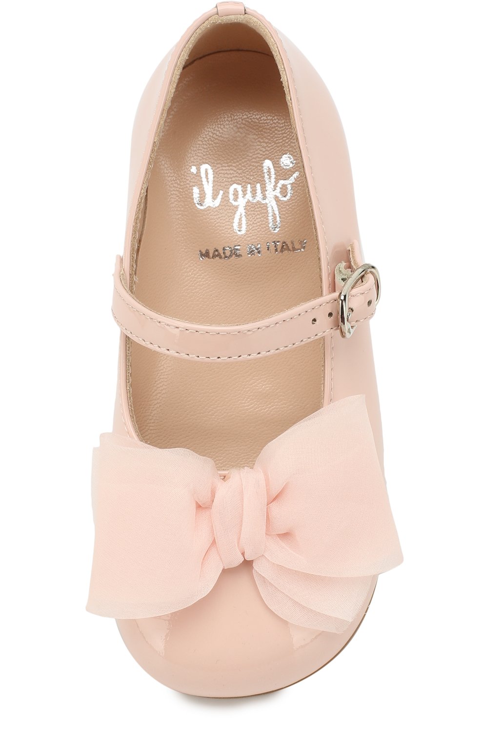 Лаковые туфли с бантом на ремешке IL GUFO, арт. G247/VIT. VERNICE/23-26, фото 4