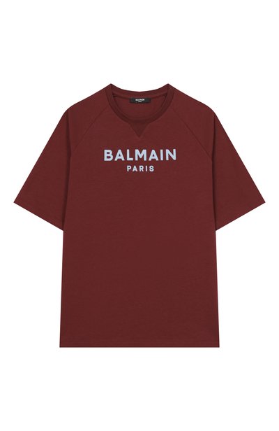 Хлопковая футболка BALMAIN, арт. BZ8I01