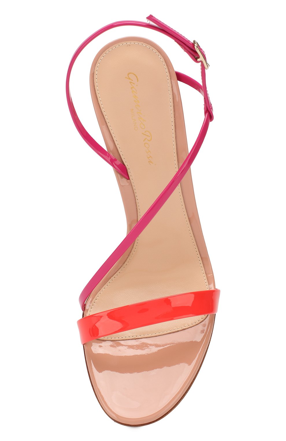 Кожаные босоножки manhattan GIANVITO ROSSI, арт. G30161.15RIC.VERCFUD, фото 5