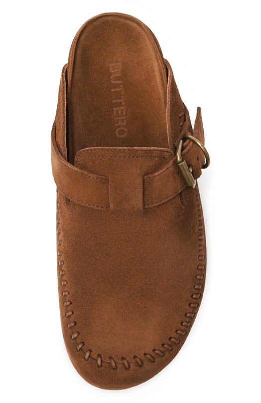 Замшевые сабо Buttero B11940G0RH-UG Коричневый  B11940G0RH-UG Фото 5