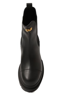 Женские кожаные ботинки tankie beatle GIUSEPPE ZANOTTI DESIGN черного цвета, арт. I270016/001 | Фото 6 (Подошва: Платформа; Каблук высота: Низкий; Материал внутренний: Натуральная кожа; Материал сплава: Проставлено; Материал утеплителя: Без утеплителя; Женское Кросс-КТ: Челси-ботинки; Драгоценные камни: Проставлено)