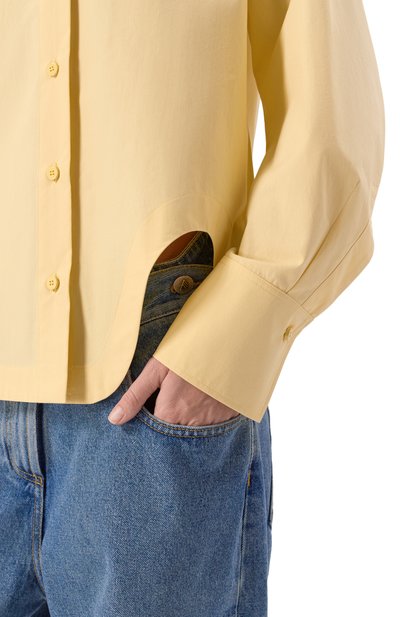 Хлопковая рубашка THE ATTICO, арт. 260WCH00014/CCC052AA, фото 5