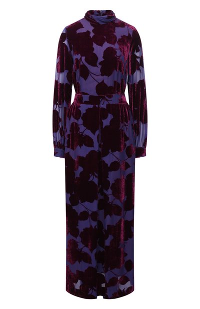 Женское платье из вискозы и шелка DRIES VAN NOTEN, арт. 202-18623-1249