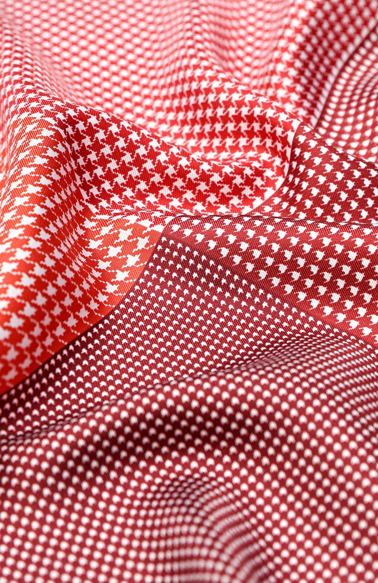 Мужской шелковый платок LANVIN бордового цвета, арт. 5832/HANDKERCHIEF | Фото 3 (Материал: Текстиль, Шелк; Статус проверки: Проверена категория, Проверено; Нос: Не проставлено)