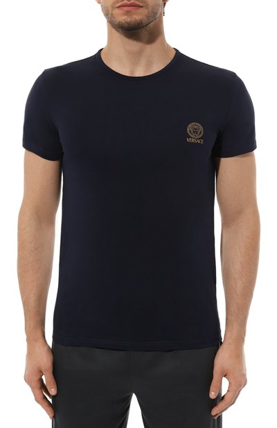 Хлопковая футболка VERSACE, арт. AUU01005/1A10011, фото 3