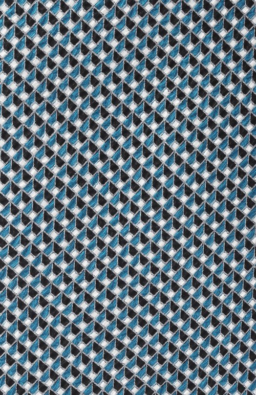 Шелковый комплект из галстука и платка Brioni 08A900/PD447 Голубой  08A900/PD447 Фото 4